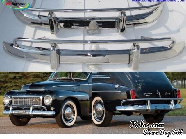 Volvo PV 544 US type bumper 1958-1965  by stainless steel - 1