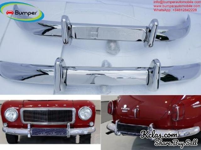 Volvo PV 544 Euro bumper (1958-1965) stainless steel - 1