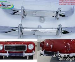 Volvo PV 544 Euro bumper (1958-1965) stainless steel - 1