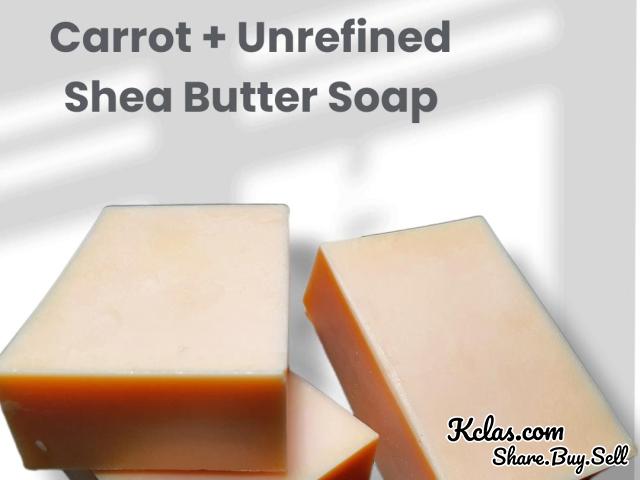 Carrot + Unrefined Shea Butter Soap - 1