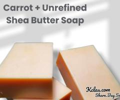 Carrot + Unrefined Shea Butter Soap