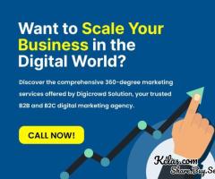 360 Digital Marketing Agency For B2B & B2C Business - Digicrowd Solution