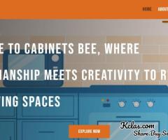 WELCOME TO CABINETS BEE, WHERE CRAFTSMANSHIP MEETS CREATIVITY TO REDEFINE YOUR LIVING SPACES