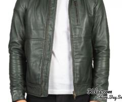 Rugged Black Leather Jacket for Men – Durable and Stylish