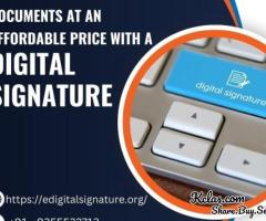 Secure your key documents at an affordable price with a digital signature.