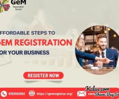 Affordable Steps to GeM Registration for Your Business