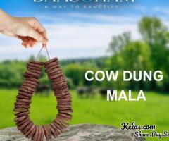 COW DUNG GARLAND IN INDIA
