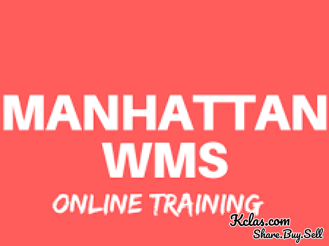 Online Manhattan WMS Professional Training - 1