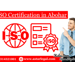 ISO Certification in Abohar Call 9314321001