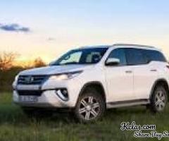 Toyota Fortuner Car Hire In Bangalore || 8660740368