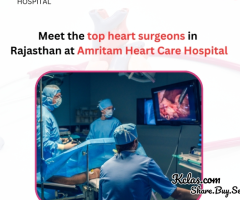 Meet the Top Heart Surgeons in Rajasthan at Amritam Heart Care Hospital